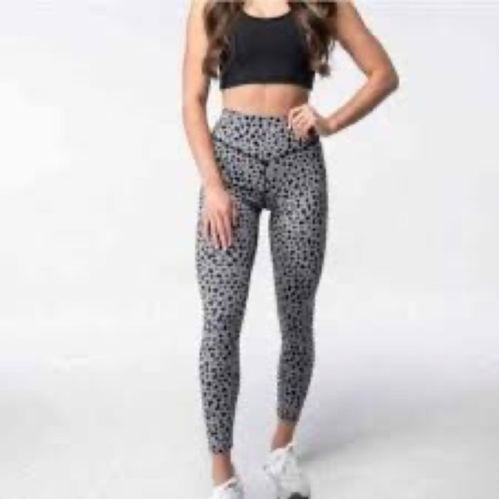 Balance Athletica Black and White Patterned Leggings